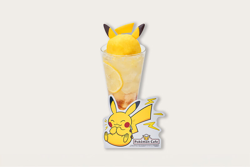 Pikachu's Snapping Sparkling Ice Cream Lemon Float
