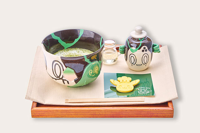 斯魔茶和来悲粗茶的款待抹茶拿铁